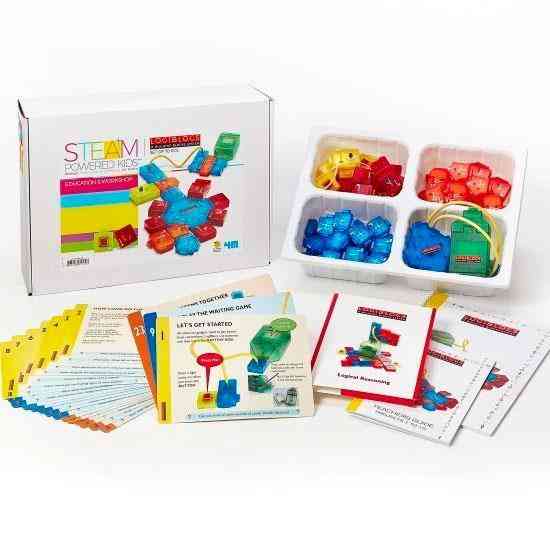 Електронний конструктор 4M Logiblocs Розумні схеми для школи 70 модулів 19 проектів (00-01709) Харків