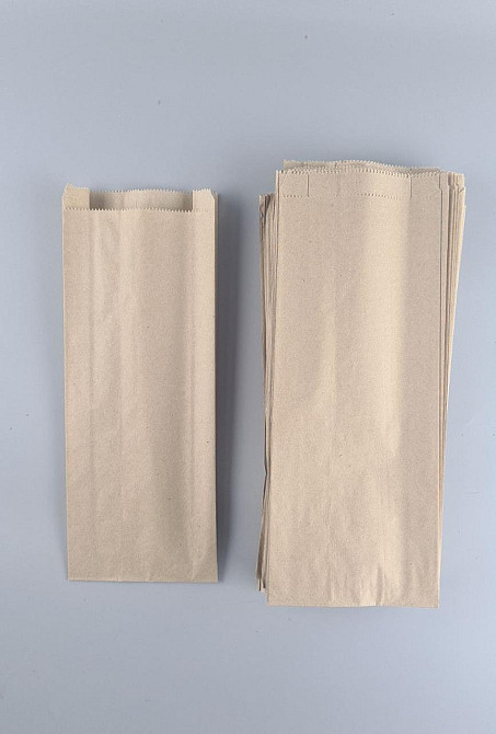 Бумажные пакеты саше крафт бурий, 140х50х360, 40г/м2 (100 шт) Харьков - изображение 1