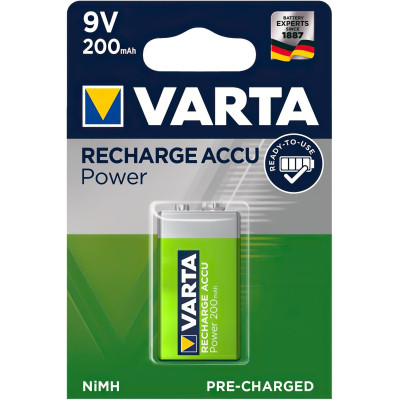 Аккумулятор Varta Крона Power Accu 6F22 9V 200m (56722101401) Винница - изображение 1