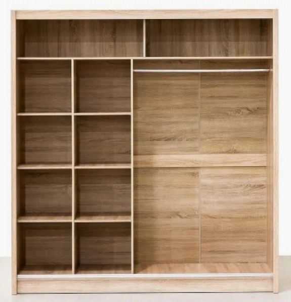 Шафа 2Д 200 см Аляска Дуб апріл / Мусонне дерево Львів - фото 2