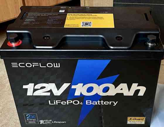 Ecoflow 12V 100Ah LiFePO4 аккумулятор батарея Оригинал из США. Харьков