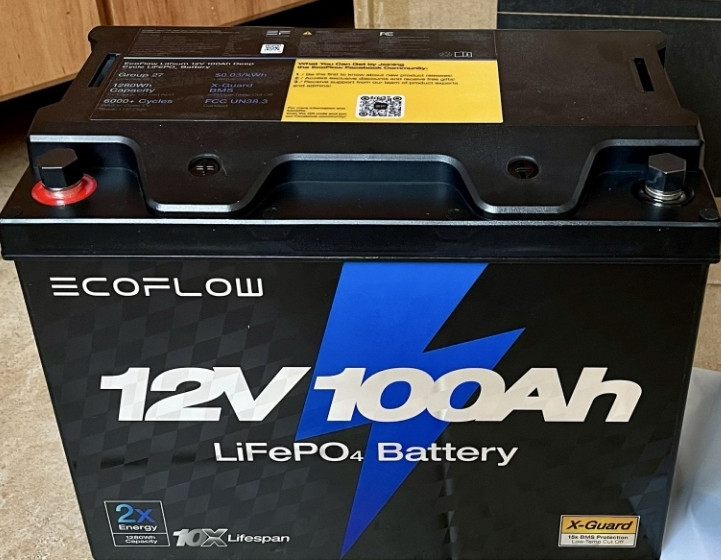 Ecoflow 12V 100Ah LiFePO4 аккумулятор батарея Оригинал из США. Харьков - изображение 6
