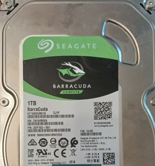 Жорсткий Диск для ПК 3.5" HDD 1TB. Харків - фото 2