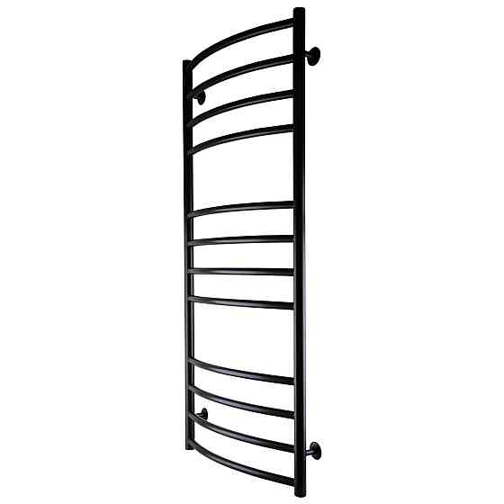 Рушникосушарка UNIO LDE W 1200-500-12 BLK Драбинка Дуга Еліт вода чорна Киев