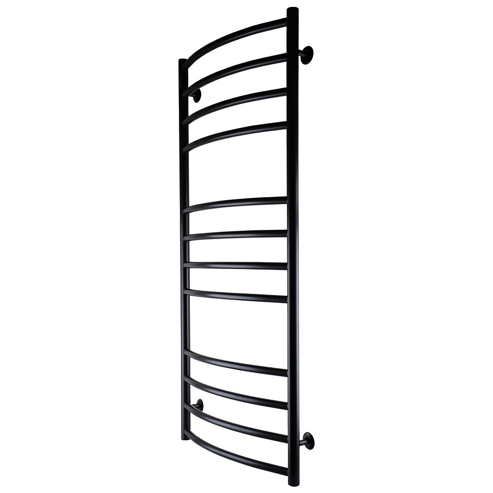 Рушникосушарка UNIO LDE W 1200-500-12 BLK Драбинка Дуга Еліт вода чорна Тернопіль - фото 2