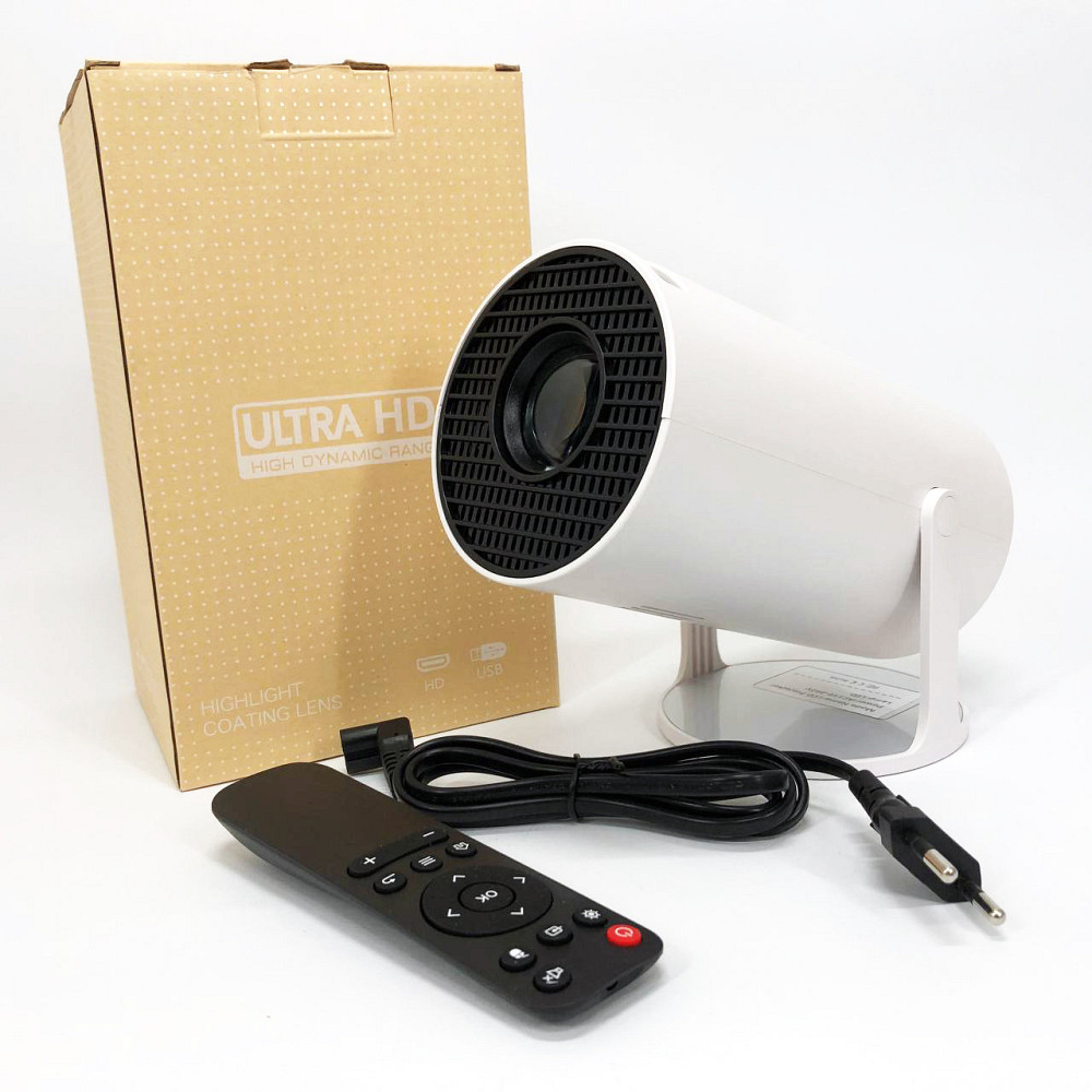 LED Проектор для дома портативный Смарт с WiFi, Bluetooth, Android 11, PH-629 белый, 1280х720р Киев - изображение 8