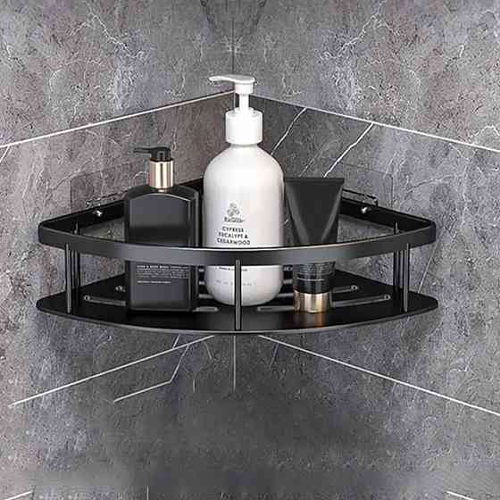 Полиця у ванну 28 х 21 х 4,3см,Чорна,1 шт SBR Київ