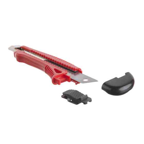 Нож сегментный, 18 мм, металлическая направляющая INTERTOOL HT-0501 Киев