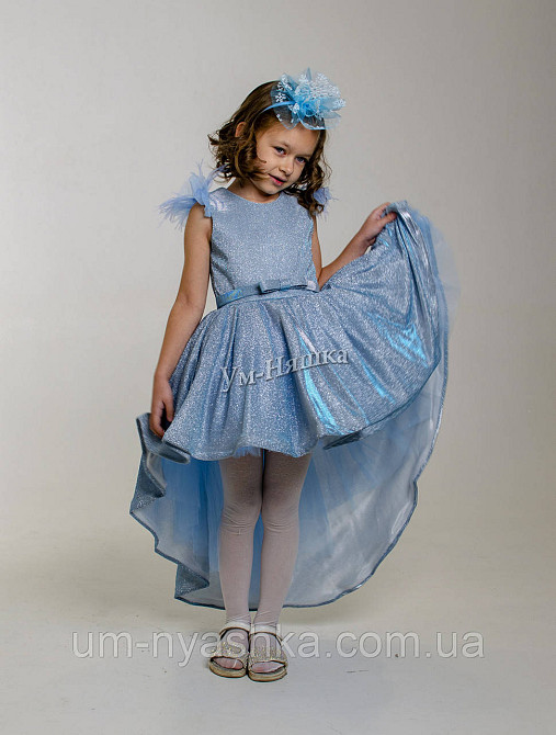 Пышное удлиненное блестящее платье люрекс Кривой Рог - изображение 2