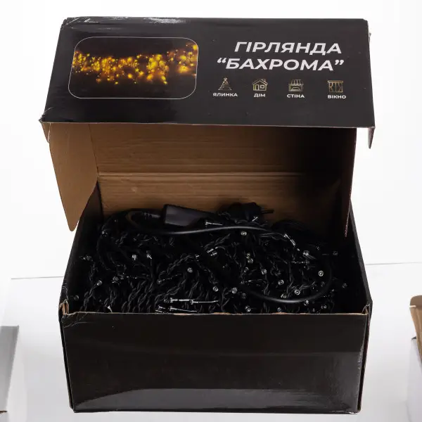 Garlando Вулична гірлянда Бахрома 50 м 840 LED чорний провід Мультиколор 50MBML Коломыя - изображение 5
