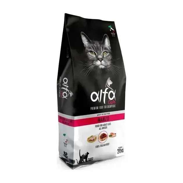 Сухой корм ALFA CAT MONZO для взрослых стерилизованных котов с говядиной 20кг Винница - изображение 1