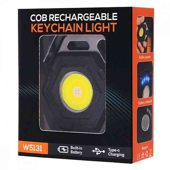 Фонарик Baseus LED аккумуляторный с Type-C 7 режимов, шнур, магнит Львов