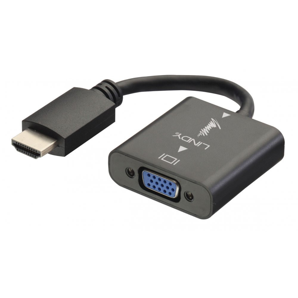HDMI to VGA адаптер-переходник с аудио (шнур 24.5 см) Винница - изображение 1