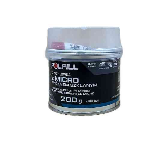 Шпаклівка з мікроскловолокном + затв. 200г світло бежева Polfill Киев