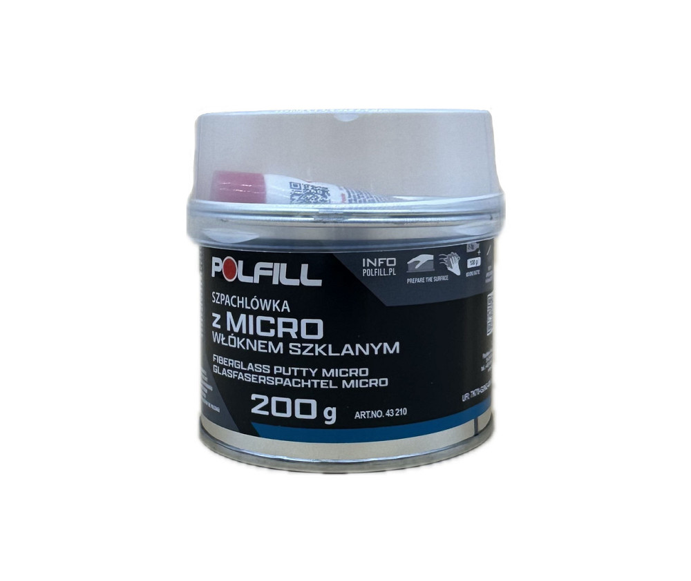 Шпаклівка з мікроскловолокном + затв. 200г світло бежева Polfill Киев - изображение 1