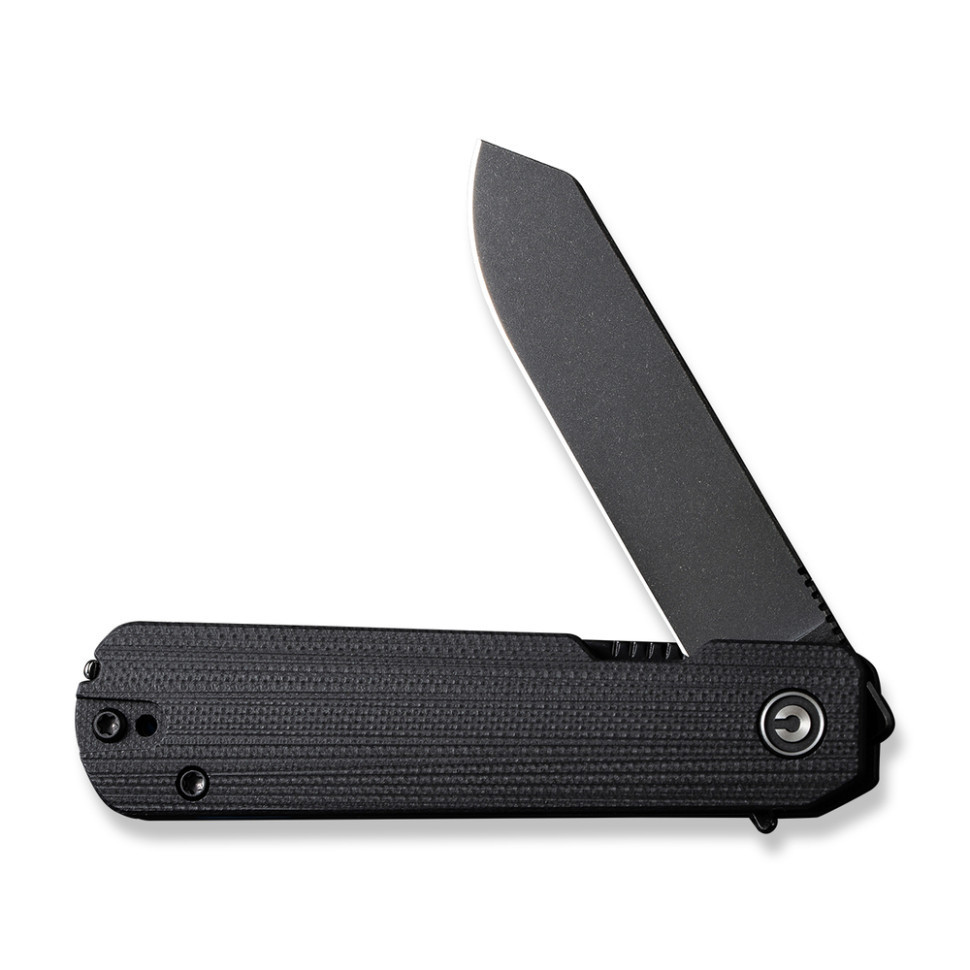 Нож складной Civvi Sendy Milled Black C21004B-2 Ровно - изображение 14