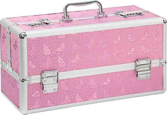 Великий кейс для зберігання секс-іграшок BMS Factory Large Lokable Vibrator Case Pink, кодовий замок Sex Aura Київ
