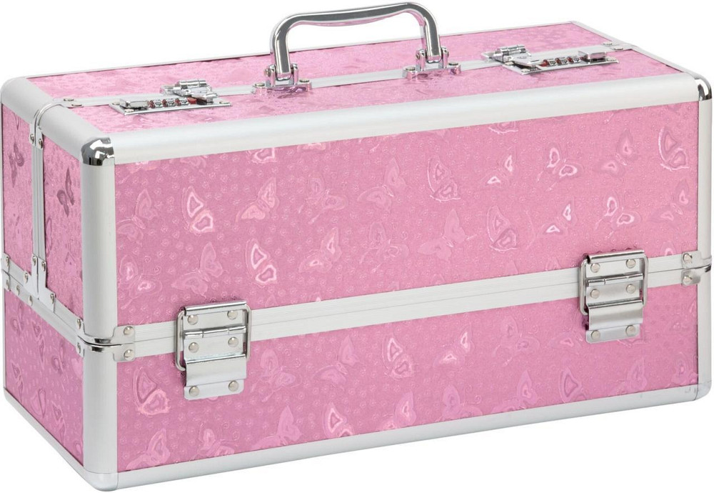 Большой кейс для хранения секс-игрушек BMS Factory Large Lokable Vibrator Case Pink, кодовый замок Sex Aura Киев - изображение 1