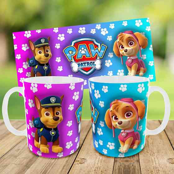 Дитячий набір Paw Patrol сумка-бананка + керамічна кружка з принтом (5569) Київ