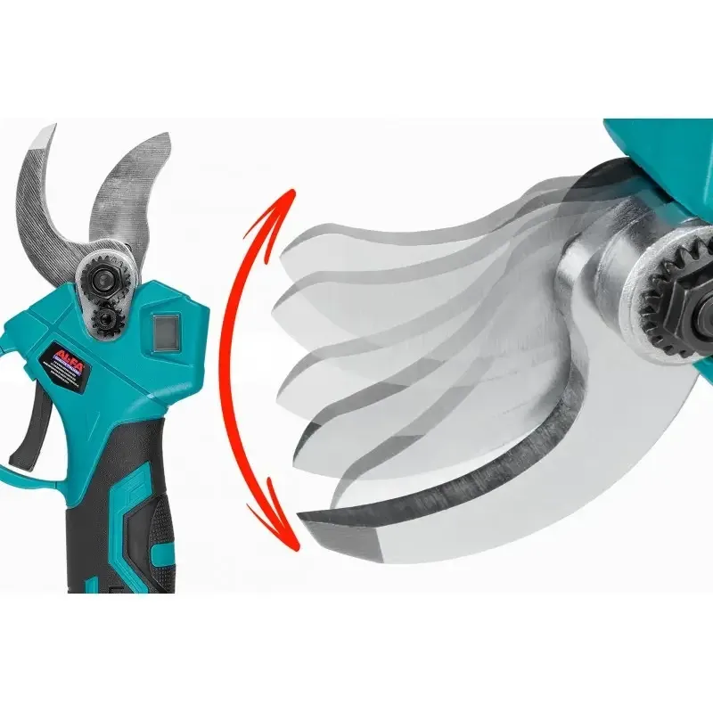 Секатор аккумуляторный AL-FA, Аккумуляторные садовые секаторы 21 В и емкостью 2.0 Ач,Электрический сикатор 50 разрезов мин Львов - изображение 6