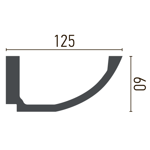 Карниз полиуретановый гладкий Gaudi Decor P 883 Днепр - изображение 4