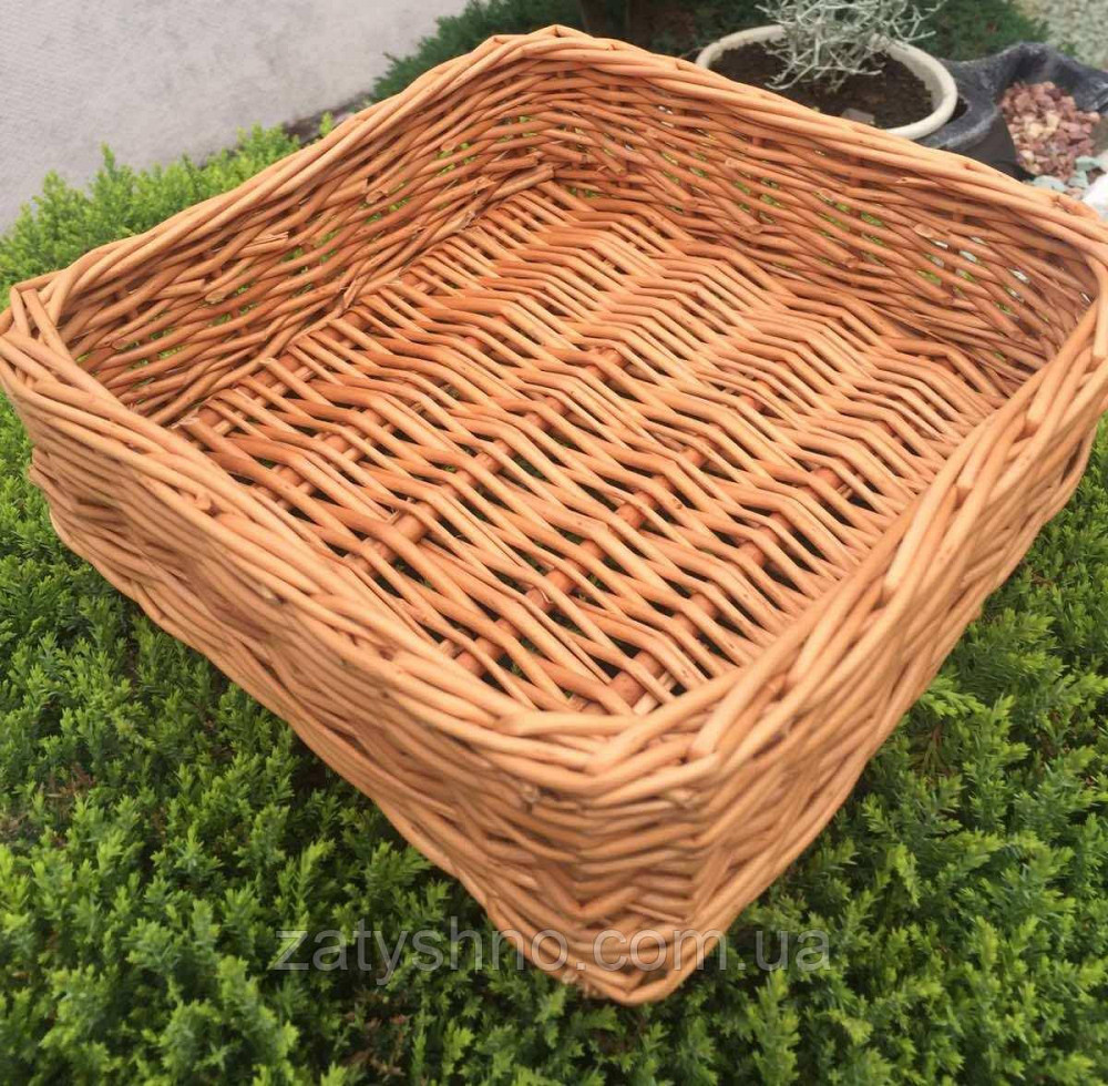Лоток плетений із цільної лози Київ - фото 3