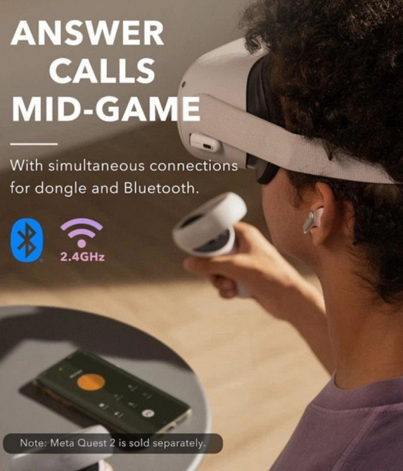 Беспроводные игровые TWS наушники Anker Soundcore VR P10 Харьков - изображение 2