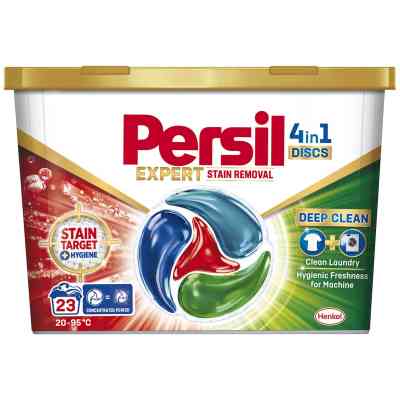 Капсули для прання Persil 4in1 Discs Expert Stain Removal Deep Clean 23 шт. (9000101829037) Вінниця