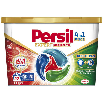 Капсулы для стирки Persil 4in1 Discs Expert Stain Removal Deep Clean 23 шт. (9000101829037) Винница - изображение 1