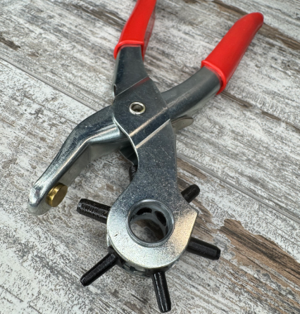 Дырокол револьверный для кожи, ткани и картона, 6 насадок 2–4.5 мм Киев