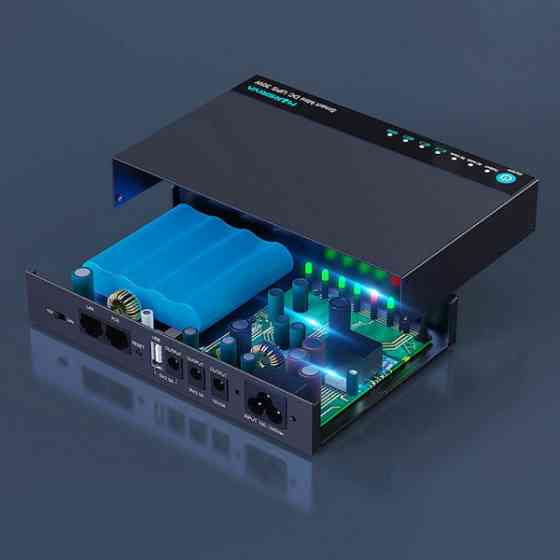 ДБЖ Marsriva DC UPS для роутерів KP5 3xDC+USB+PoE OUT, 5V/9V/12V 30W 8800Ah (32.5Wh) Li-Ion (KP5_MARSRIVA) Киев