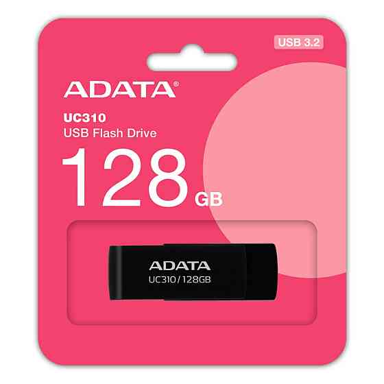 Flash A-DATA USB 3.2 UC310 128Gb Black Київ