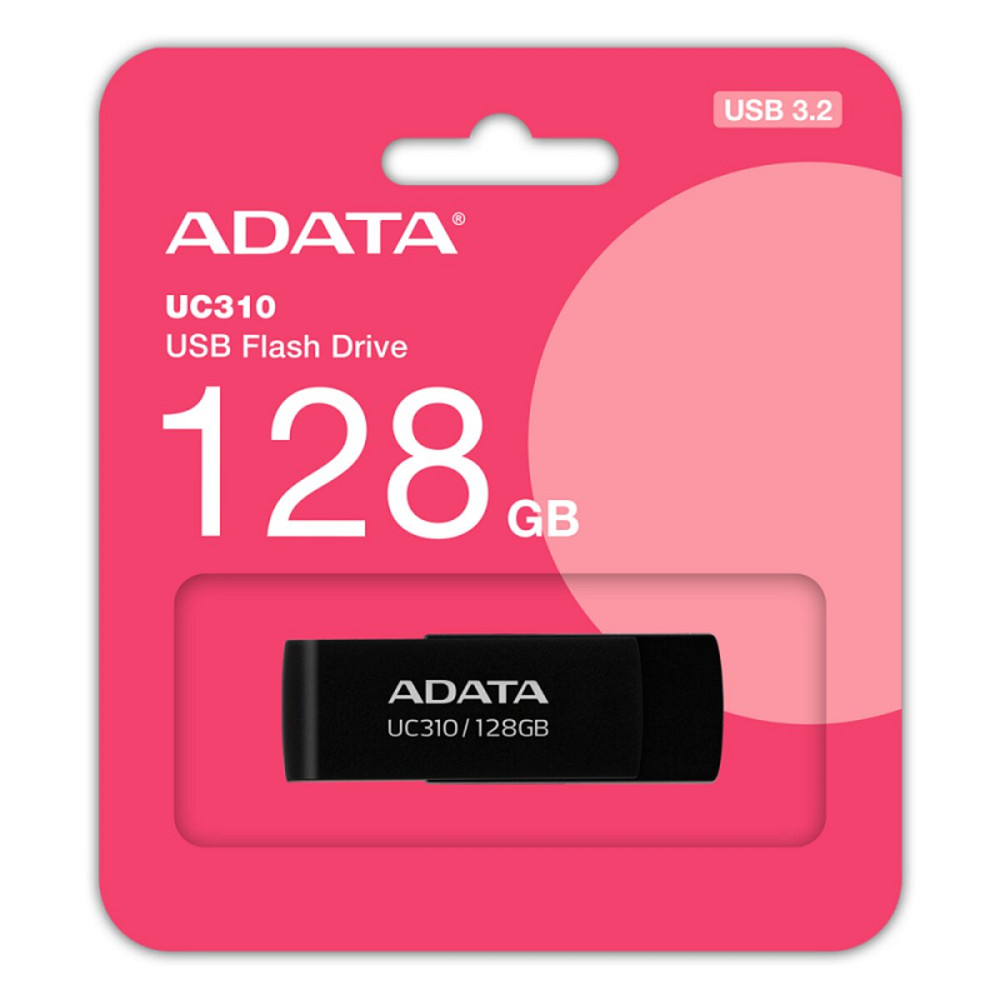 Flash A-DATA USB 3.2 UC310 128Gb Black Київ - фото 5