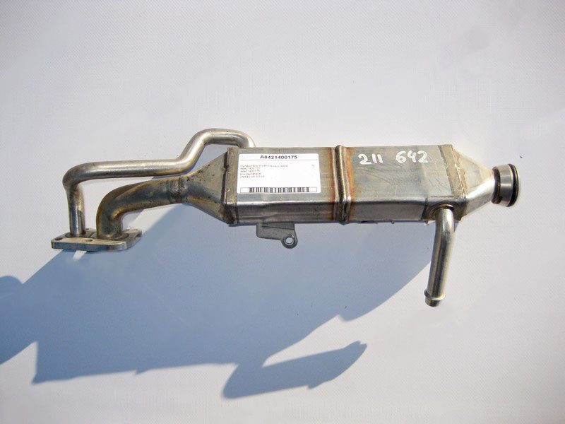 Mercedes-Benz  A6421400175 Охолоджувач відпрацьованих газів для двигуна OM642 V6 3.0 cdi ML W164 GL X164 W203 E-Class W211 CLS C219 S-Class W221 Одесса - изображение 1