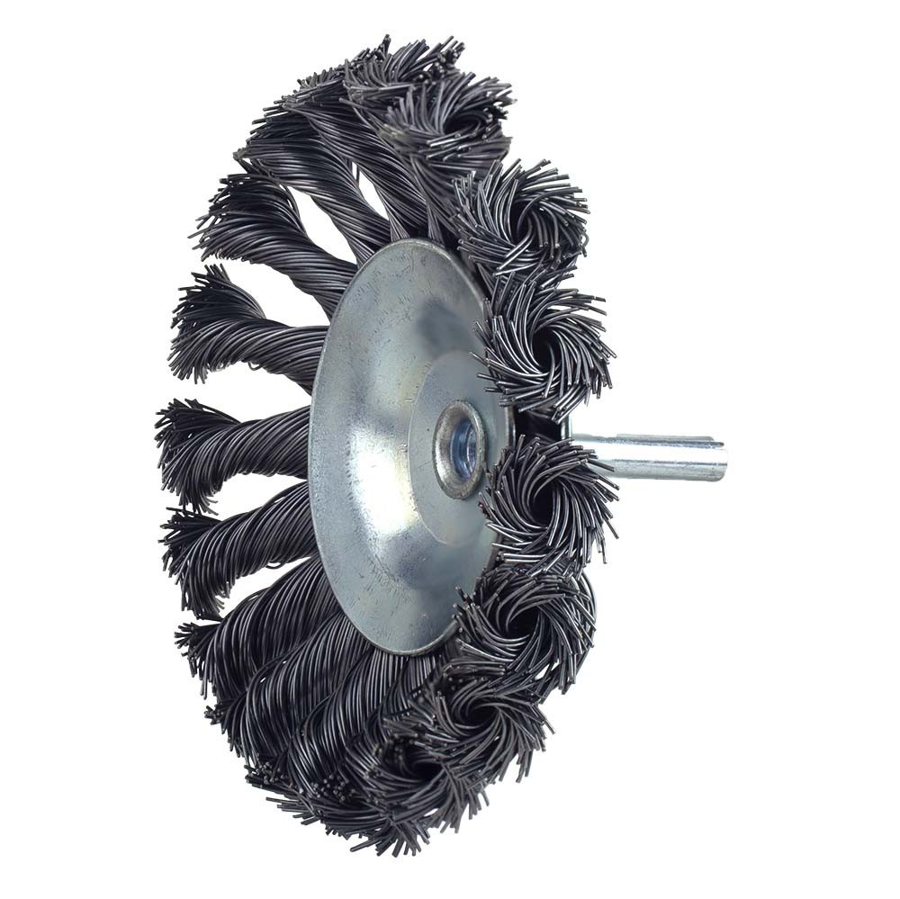 Щітка дротяна конусоподібна Ø100мм хвостовик Ø6мм (стала кручена) SIGMA (9025101) Рівне - фото 5