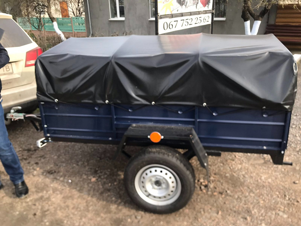 Новий автомобільний причіп від виробника 200х130х35 (тент у подарунок) Мукачево - изображение 3