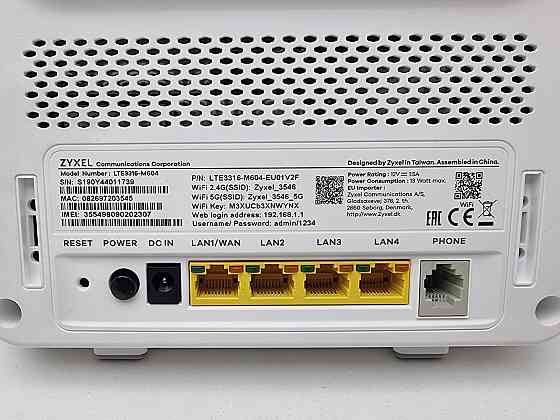 Роутер 4G/LTE Zyxel LTE3316-M604 Луцьк