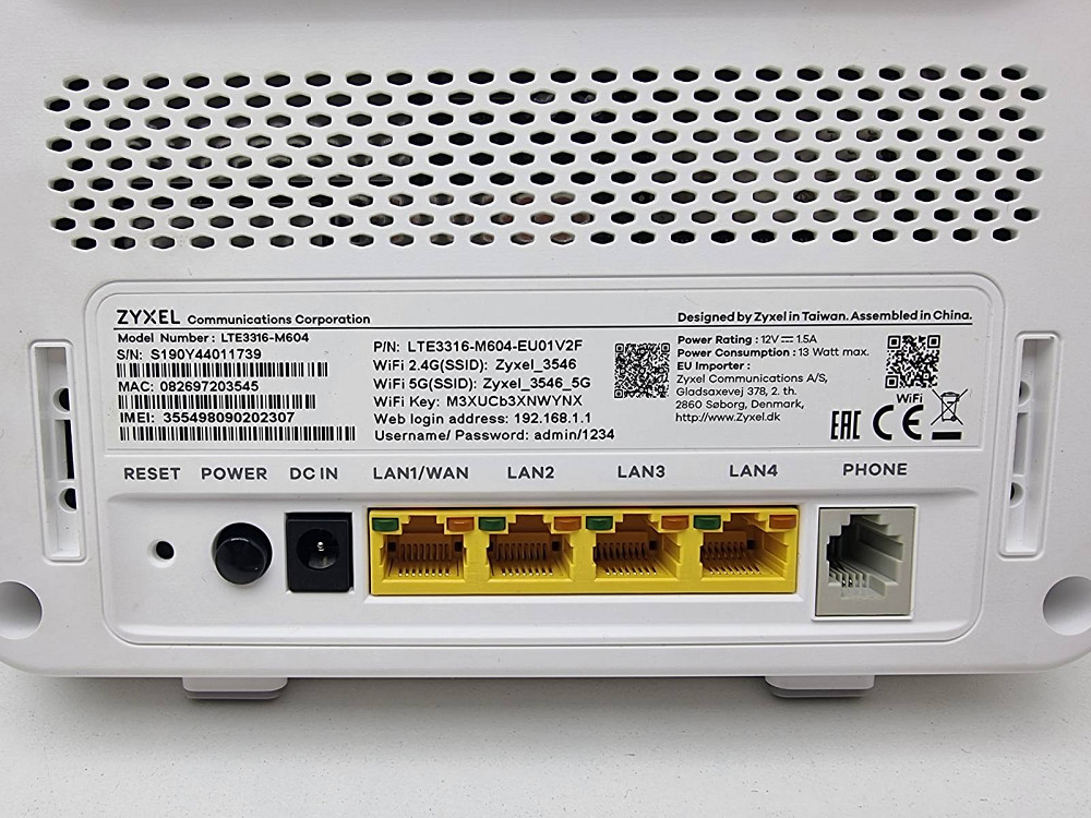 Роутер 4G/LTE Zyxel LTE3316-M604 Луцьк - фото 4