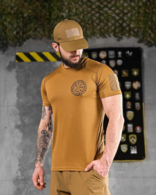 Тактическая потоотводящая футболка OBLIVION руны  ДЛ7019 Одесса - изображение 12