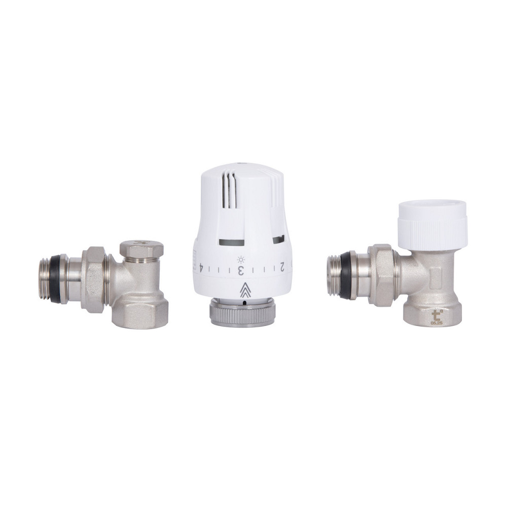 Термостатичний набір Thermo Alliance Standart кутовий 1/2" TAS352W15 Київ - фото 6