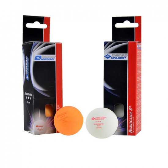 Мяч настольный теннис Donic Schildkrot Avantgard 3* 40+, 1шт Вишнёвое - изображение 1