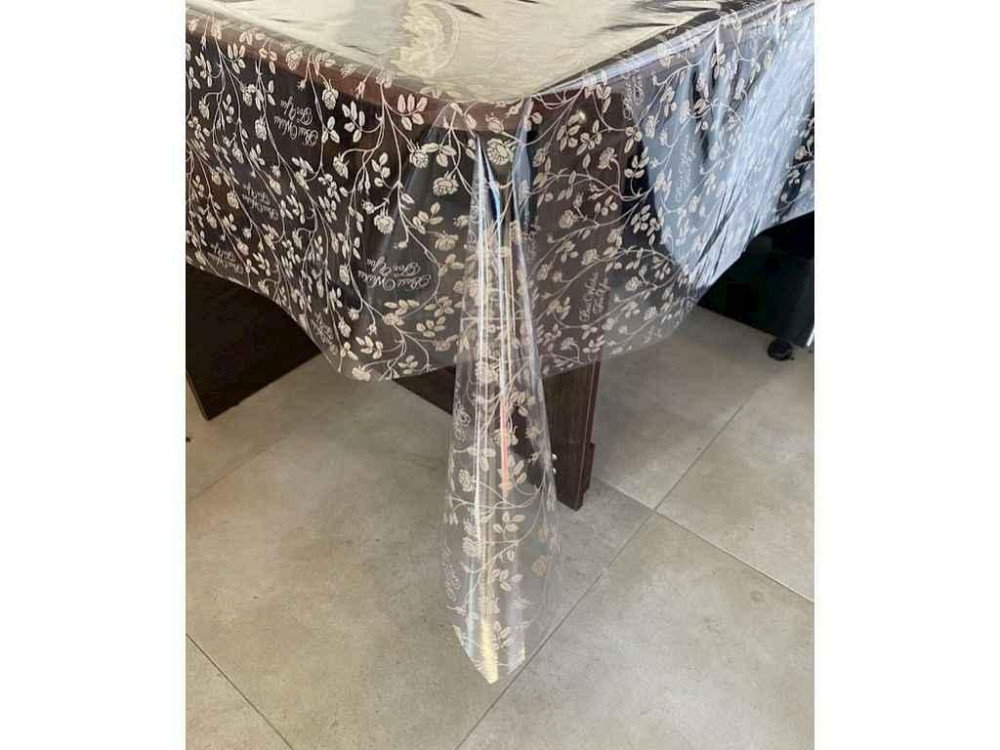 Скатертина д/столу силікон Silikon, Квітка кава 1,35*1м ТМ SELENA-SILIKON Київ - фото 1