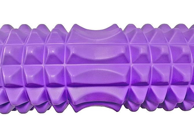 Массажний ролик (ролер) PowerPlay 4406 EVA Massage Roller Фіолетовий (45x12см.) Кам'янське - фото 2