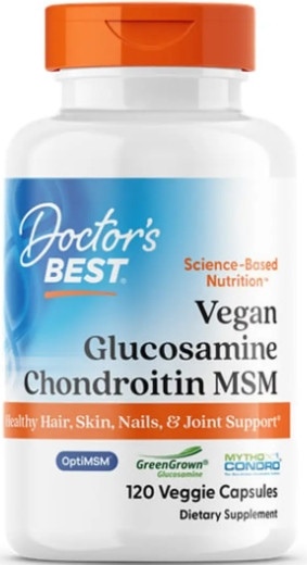 Глюкозамін хондроїтин МСМ Doctor's Best Glucosamine Chondroitin MSM 120 капс Київ - фото 1
