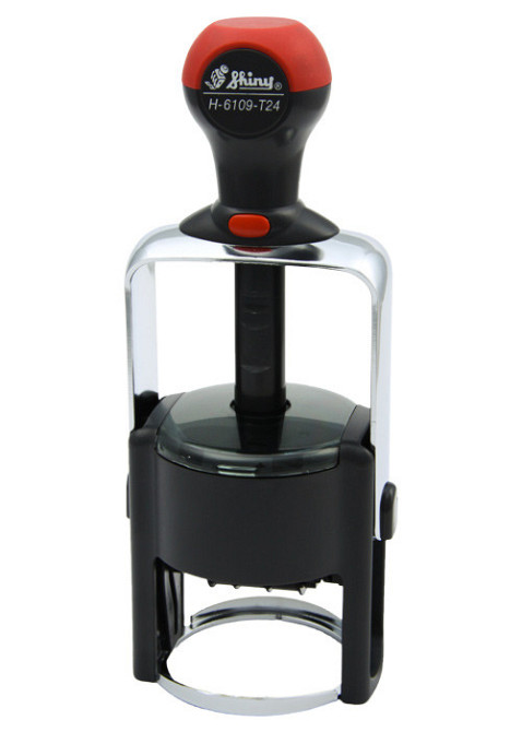 Металевий штамп дати та часу, D42мм Киев - изображение 1