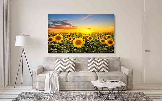 Картина холст в гостиную / спальню   Соняшник      MLP_139 80х160см Киев