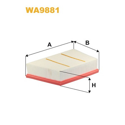 Повітряний фільтр для автомобіля Wixfiltron WA9881 Вінниця - фото 1