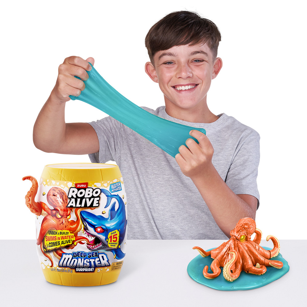 Інтерактивний ігровий набір Robo Alive – Глибоководний сюрприз. Восьминіг Дніпро - фото 4