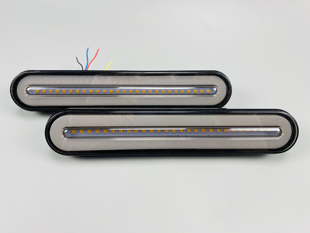 Світлодіодне підсвічування, двоколірний водонепроникний зворотний сигнал повороту 12 В 24 В стоп-стоп задній Мукачево - фото 2