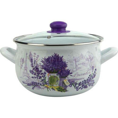 Каструля Gusto GT-T-122-L Лаванда 22 см 5,1 л (96031) Вінниця - фото 1